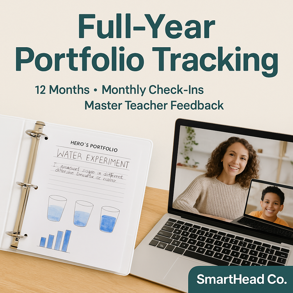 SmartHead Co.™ Full-Year Portfolio Tracking (9 Months, Monthly Check-Ins)