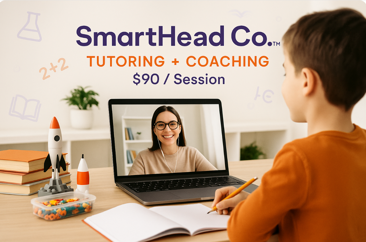 SmartHead Co.™ Tutoring + Coaching Sessions
